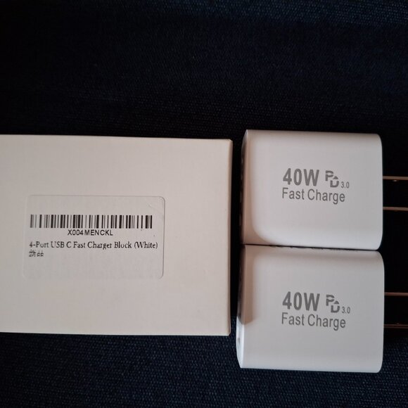 NEW 2pc Pack USB C Charger Block - Picture 2 of 11